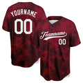 custom full print design authentic flocculent tie-dyed baseball jersey