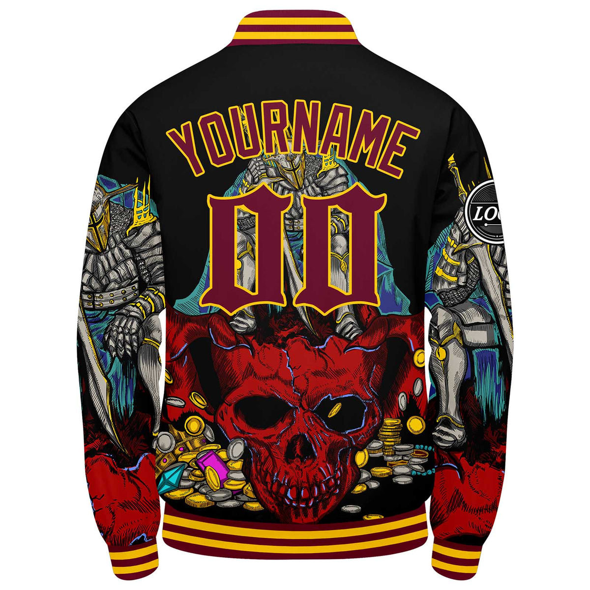 Chaqueta universitaria personalizada estilo Letterman para hombres-mujeres y jóvenes-color rojo
