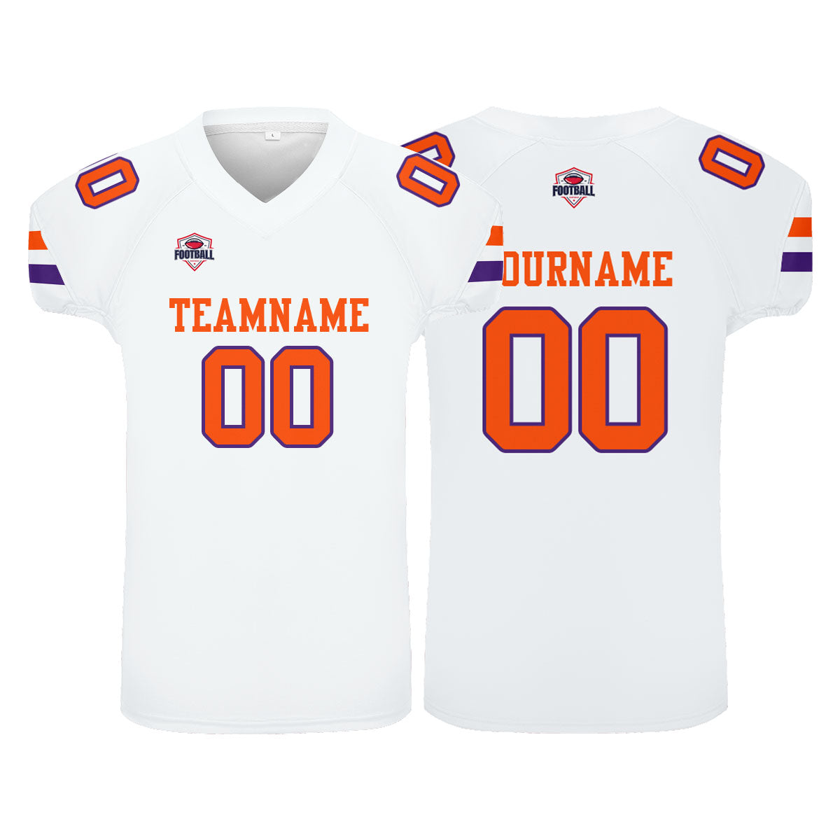 Camiseta de fútbol personalizada con nombre y número del equipo impresos
