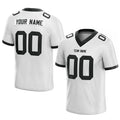 custom authentic football jersey white-black mesh