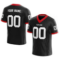 customized  authentic football jersey black-white-red