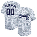 custom full print design authentic bandanna baseball jersey