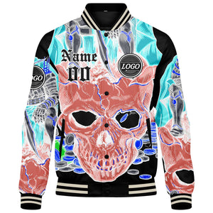 Chaqueta universitaria personalizada estilo Letterman para hombres-mujeres y jóvenes-color rosa