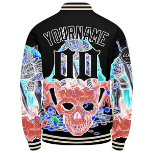 Chaqueta universitaria personalizada estilo Letterman para hombres-mujeres y jóvenes-color rosa