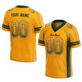 team custom authentic drift fashion football jersey yellow-green mesh