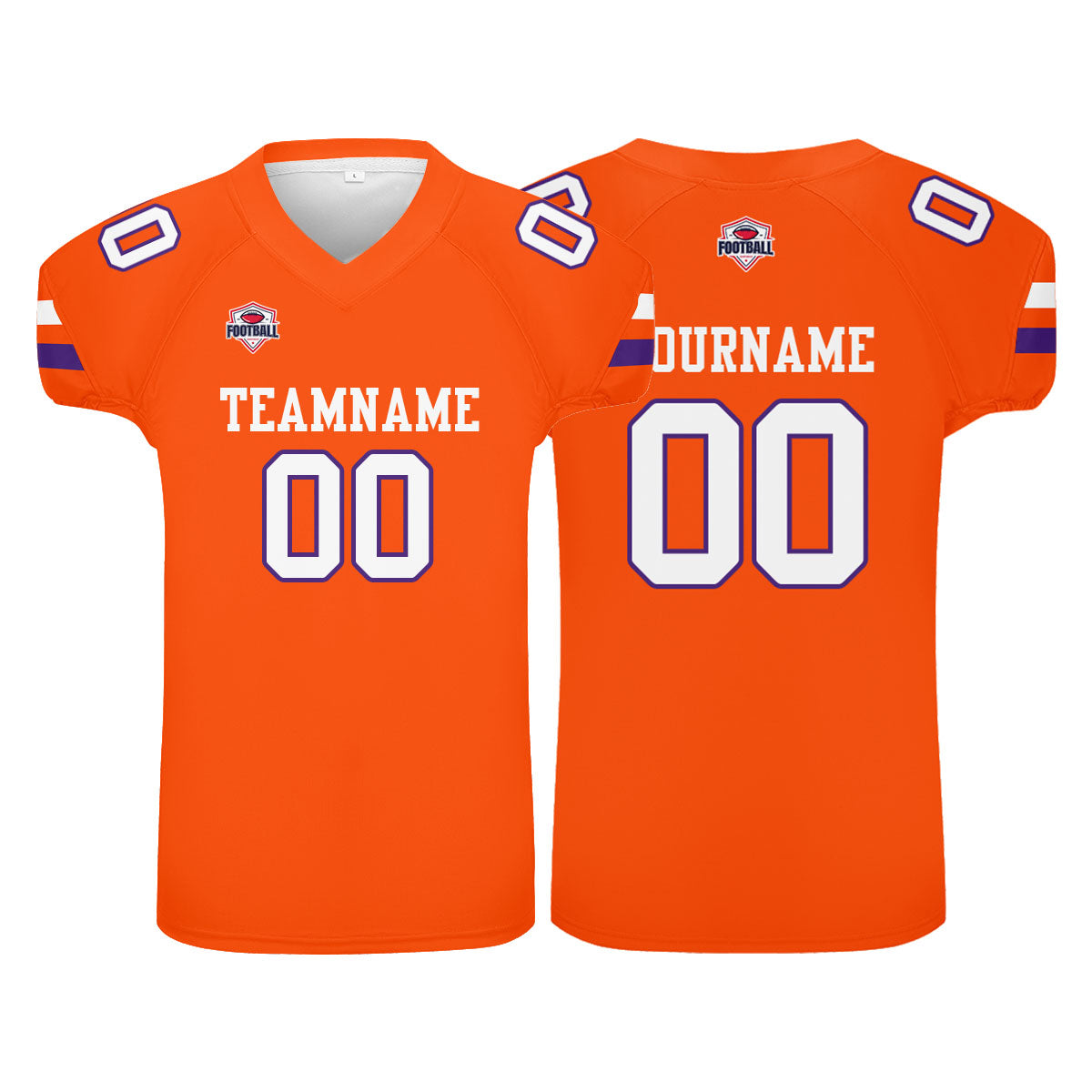 Camiseta de fútbol personalizada con nombre y número del equipo impresos