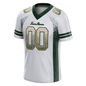 custom authentic drift fashion football jersey green-yellow mesh