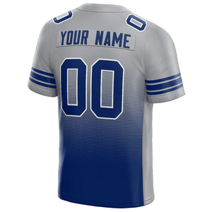 custom authentic gradient fashion football jersey red-black-white