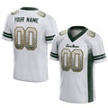 custom authentic drift fashion football jersey white-green mesh