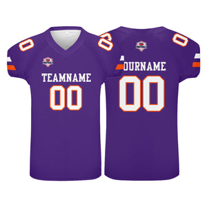 Camiseta de fútbol personalizada con nombre y número del equipo impresos