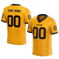 customized  authentic football jersey yellow-black