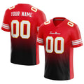 custom authentic gradient fashion football jersey red-black-white