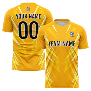 Conjunto personalizado de camiseta de uniforme naranja para niños y adultos