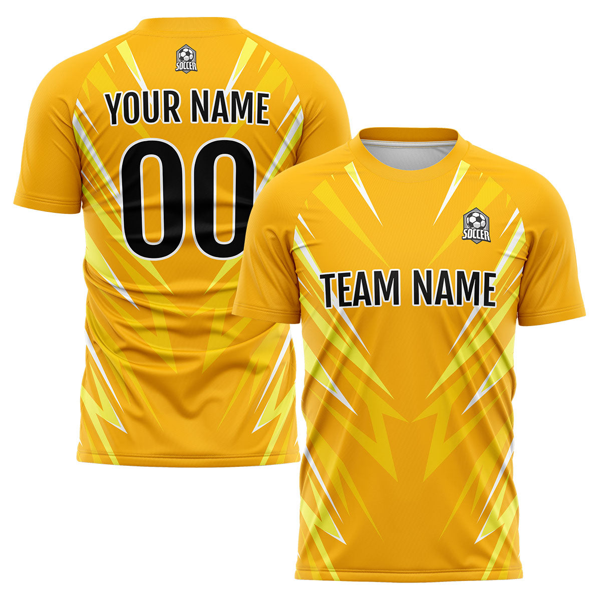 Conjunto personalizado de camiseta de uniforme naranja para niños y adultos