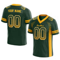 custom authentic drift fashion football jersey green-yellow mesh
