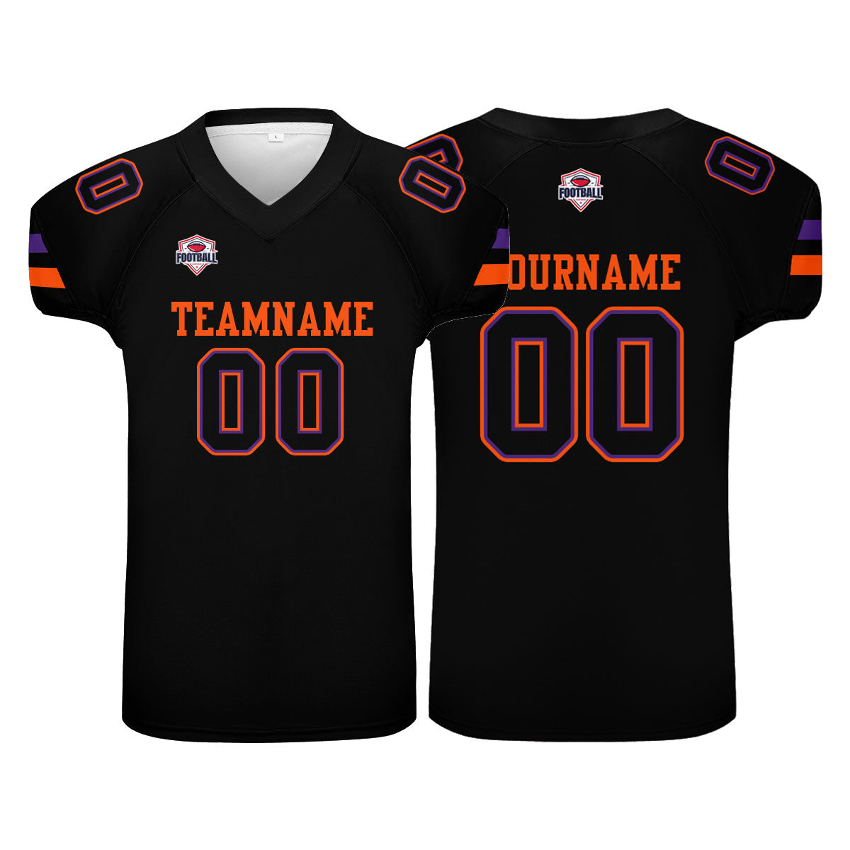 Camiseta de fútbol personalizada con nombre y número del equipo impresos