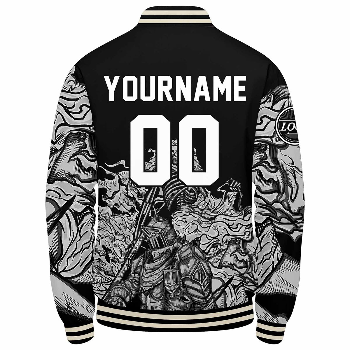 Chaqueta universitaria personalizada estilo Letterman para hombres-mujeres y jóvenes-color gris