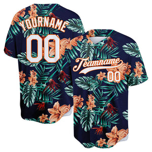 custom full print design authentic rainforest baseball jersey