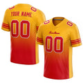custom authentic gradient fashion football jersey yellow-red-white
