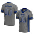 custom authentic drift fashion football jersey gray-royal mesh