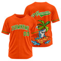 Uniformes de béisbol personalizados Surfing Shark-Naranja de alta calidad para adultos y niños & optimizados para el rendimiento