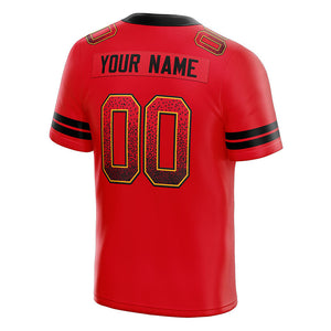 custom authentic drift fashion football jersey gray-royal mesh
