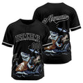 Uniformes de béisbol Custom Chef Shark-Black de alta calidad para adultos y niños & optimizados para el rendimiento