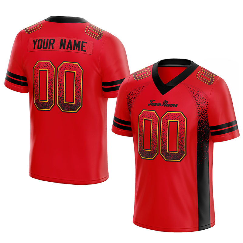 custom authentic drift fashion football jersey gray-royal mesh