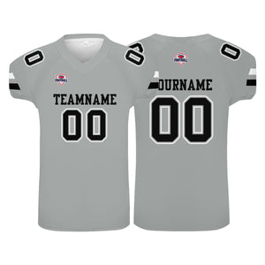 Camiseta de fútbol personalizada con nombre y número del equipo impresos