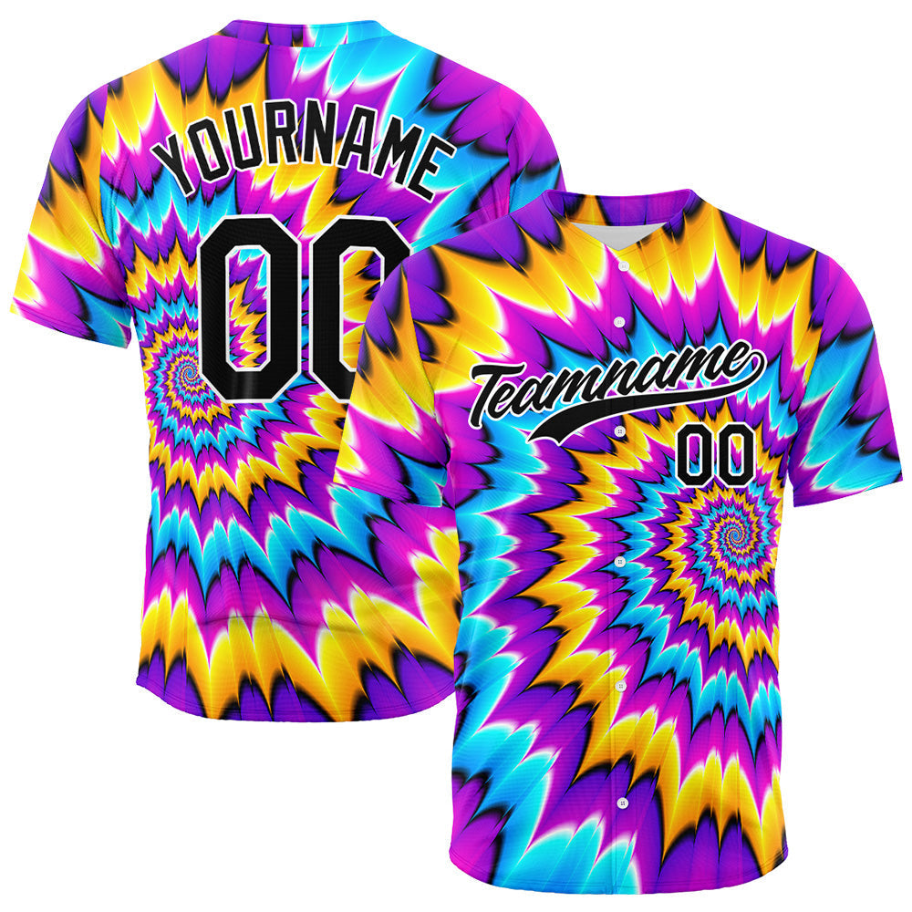 Dise?o personalizado de camiseta de béisbol con estampado completo deslumbrante