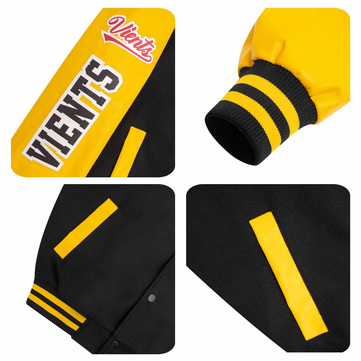 Chaquetas universitarias personalizadas Purple Lion Blue para hombres & mujeres y jóvenes & Chaquetas Letterman personalizadas