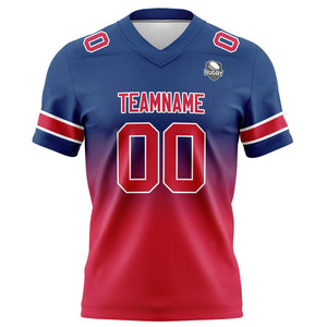 Camisetas de fútbol personalizadas con degradado-nombre-número y logotipo para adultos-niños y equipos