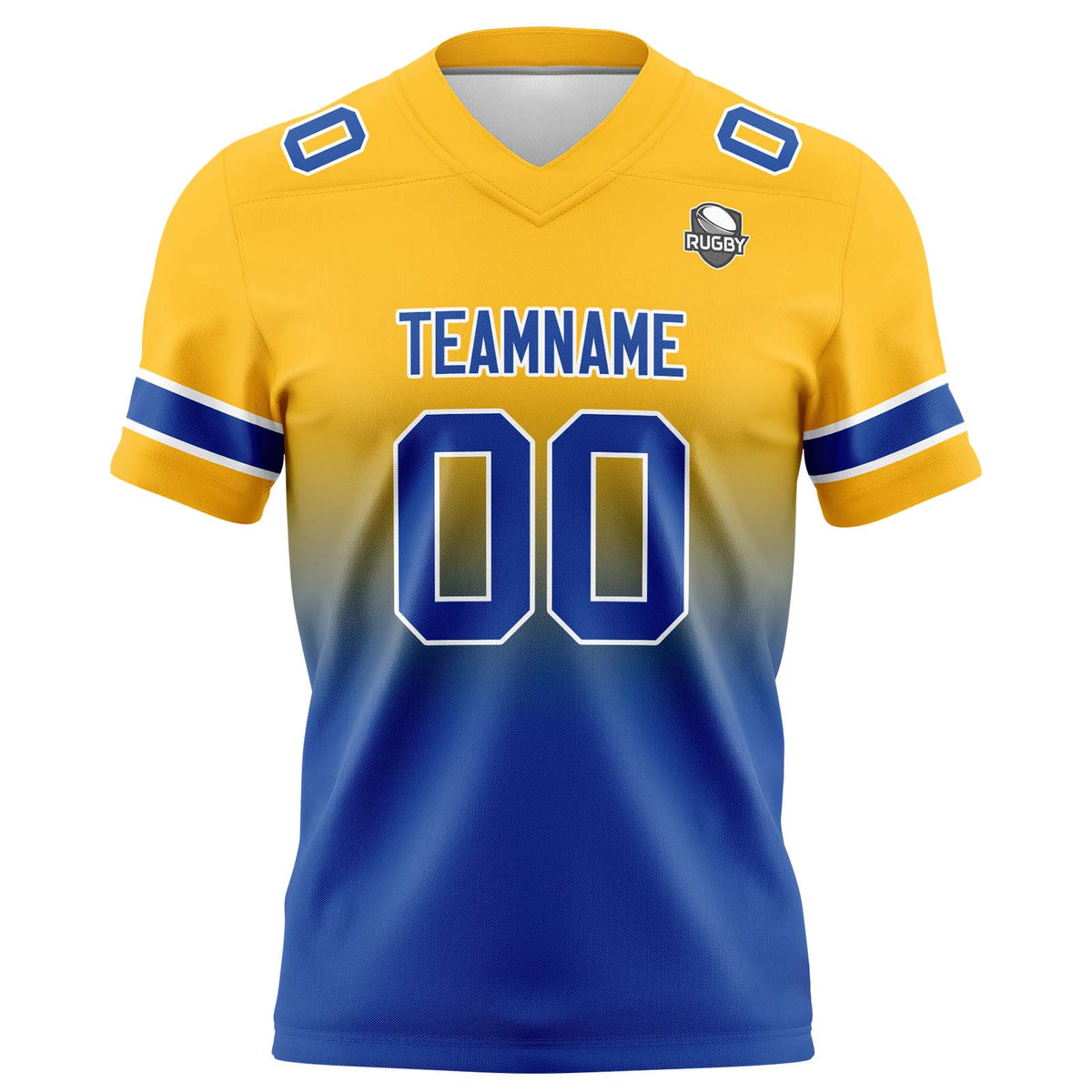 Camisetas de fútbol personalizadas con degradado-nombre-número y logotipo para adultos-niños y equipos
