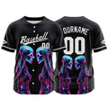Camiseta de béisbol personalizada para hombres mujeres ni?os y jóvenes con bordados y estampados en color azul