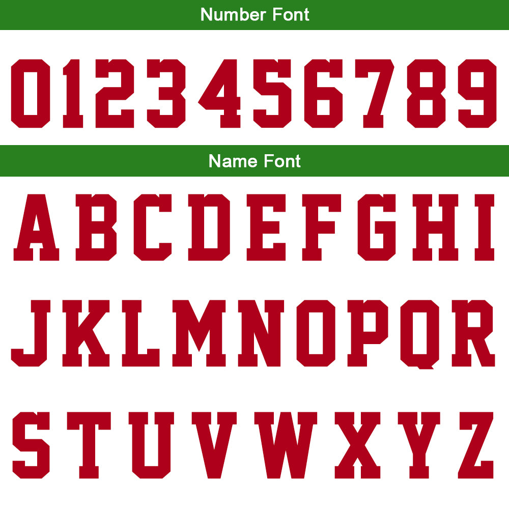 Uniforme de baloncesto personalizado blanco-rojo y verde con tu logotipo-nombre y número impresos