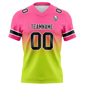 Camisetas de fútbol personalizadas con degradado-nombre-número y logotipo para adultos-niños y equipos