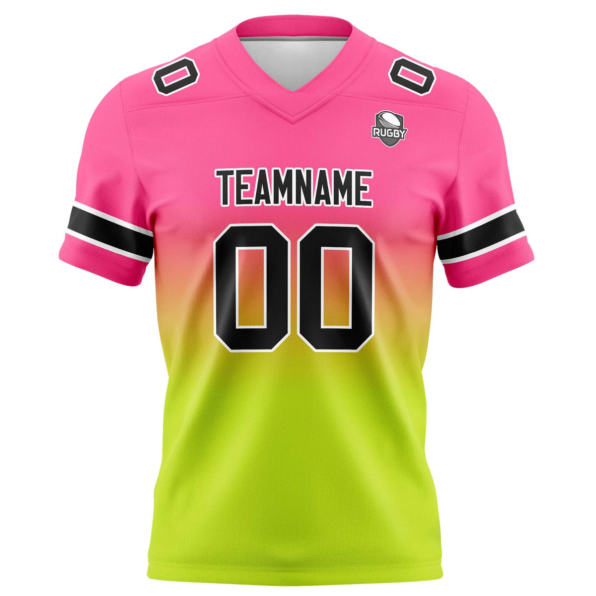 Camisetas de fútbol personalizadas con degradado-nombre-número y logotipo para adultos-niños y equipos