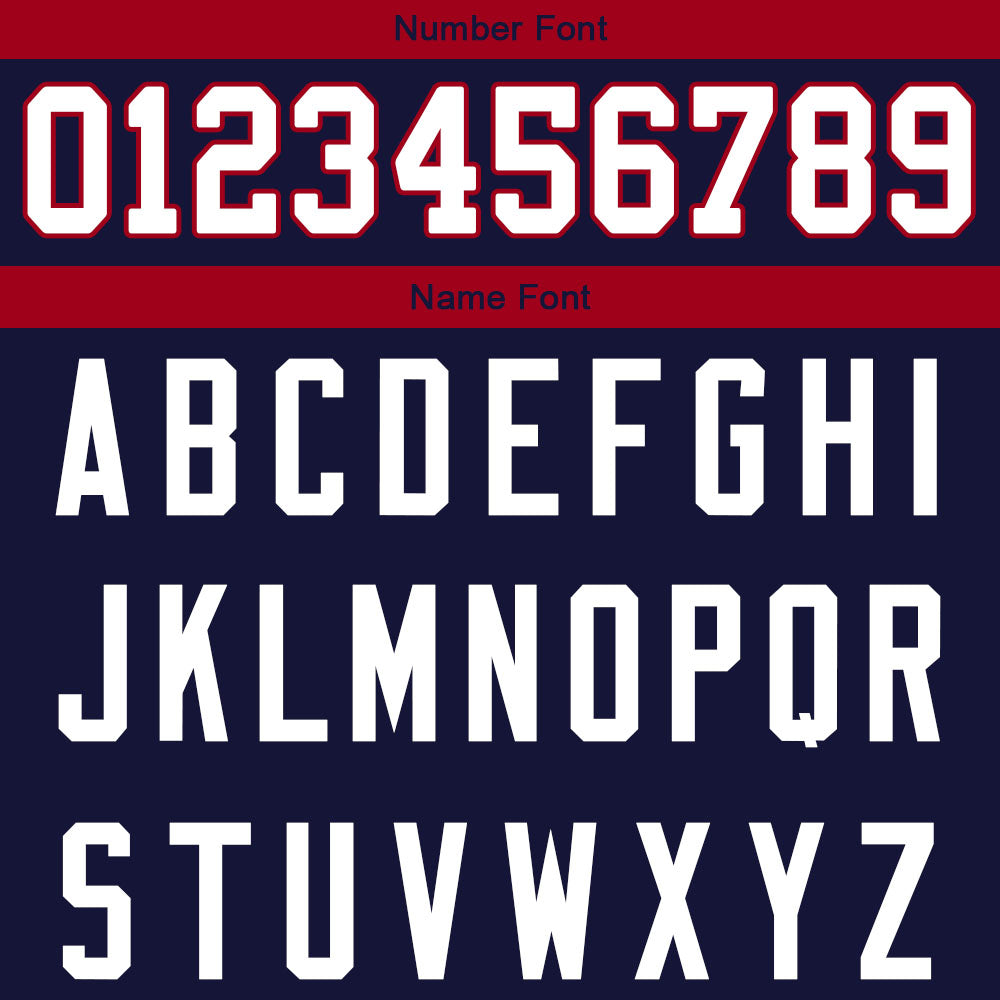 custom authentic drift fashion football jersey navy-red