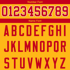 custom authentic gradient fashion football jersey yellow-red-white