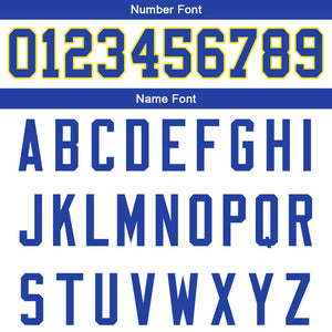 custom authentic gradient fashion football jersey white-blue-yellow