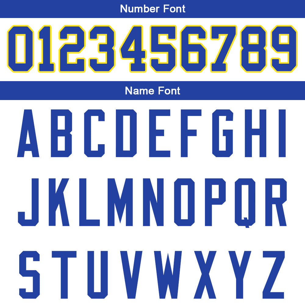 custom authentic gradient fashion football jersey white-blue-yellow