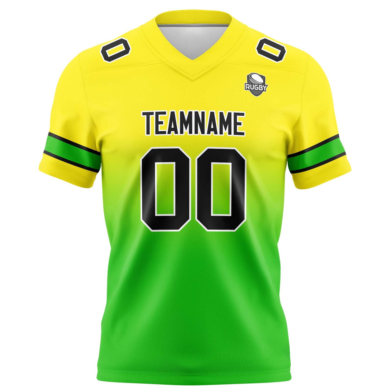 Camisetas de fútbol personalizadas con degradado-nombre-número y logotipo para adultos-niños y equipos