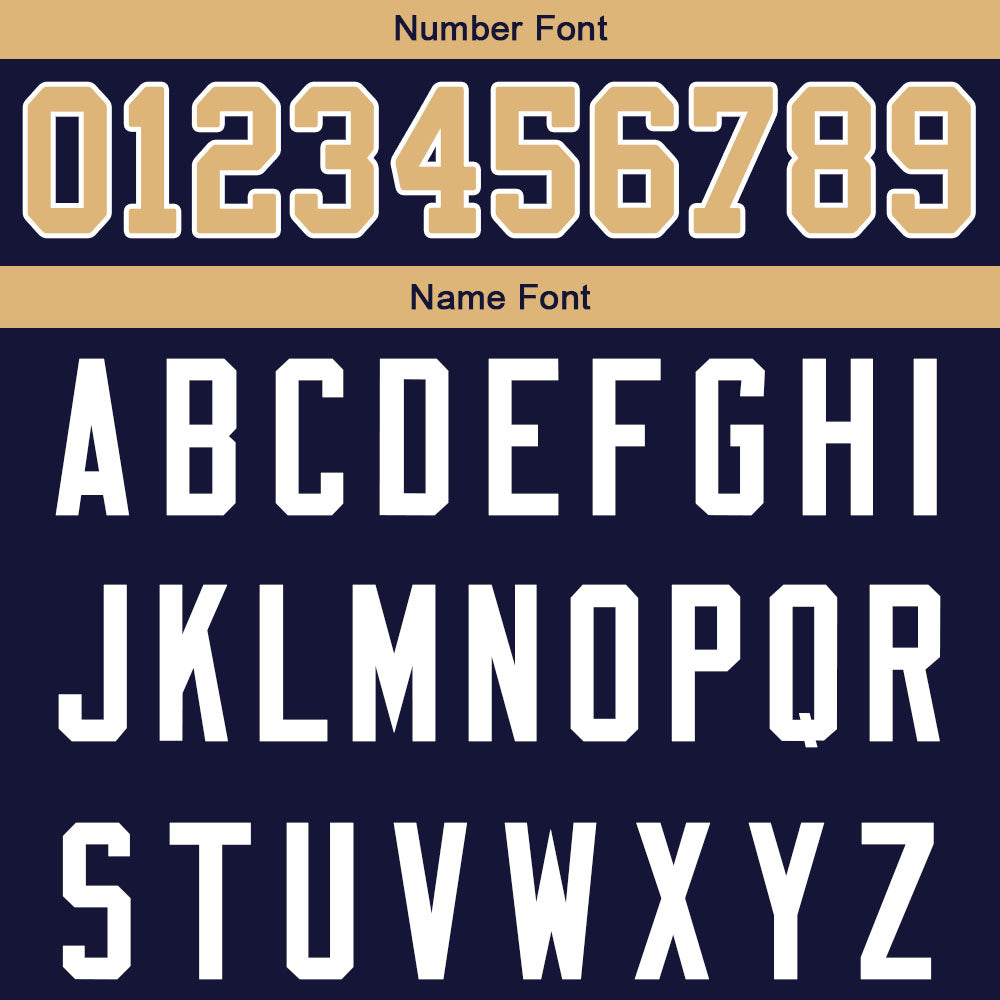 custom authentic gradient fashion football jersey gold-navy