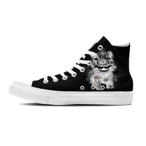 Resalta tu estilo con las zapatillas de lona de media caña para hombre y mujer Lion