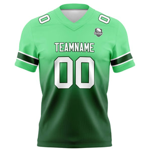 Camisetas de fútbol personalizadas con degradado-nombre-número y logotipo para adultos-niños y equipos