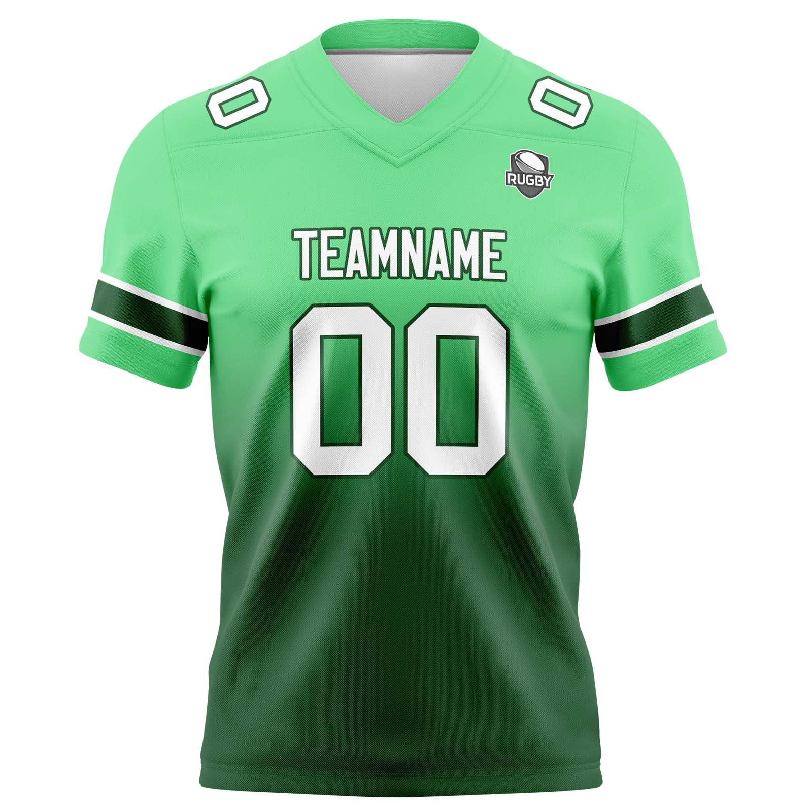 Camisetas de fútbol personalizadas con degradado-nombre-número y logotipo para adultos-niños y equipos