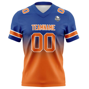 Camisetas de fútbol personalizadas con degradado-nombre-número y logotipo para adultos-niños y equipos