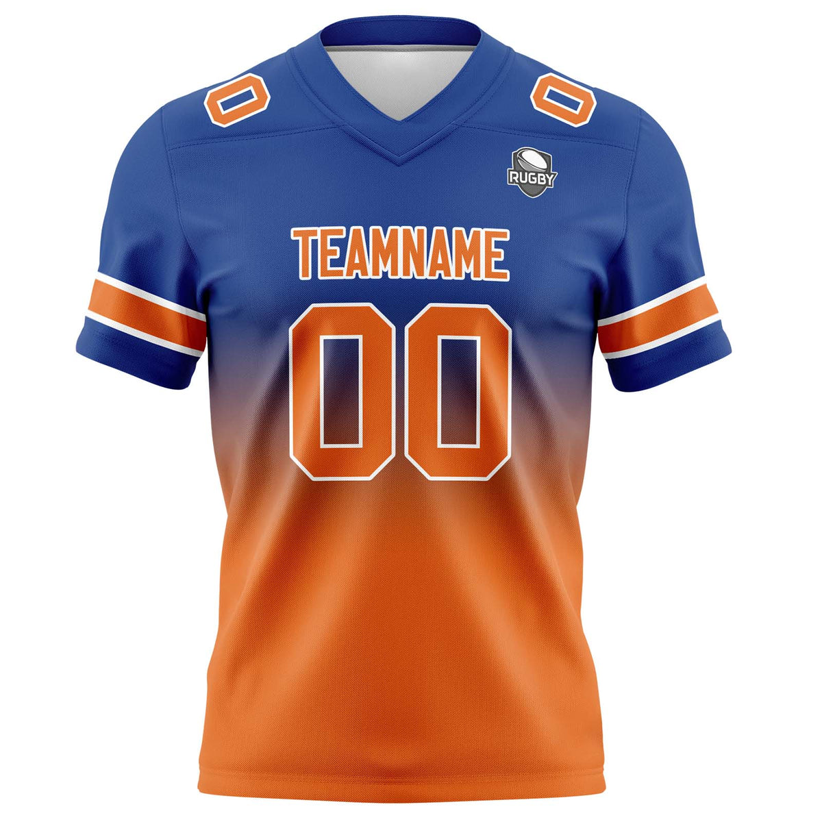 Camisetas de fútbol personalizadas con degradado-nombre-número y logotipo para adultos-niños y equipos
