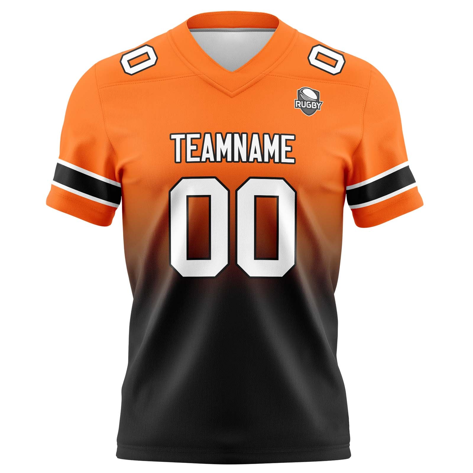 Camisetas de fútbol personalizadas con degradado-nombre-número y logotipo para adultos-niños y equipos