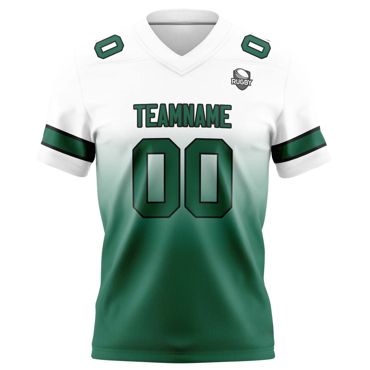 Camisetas de fútbol personalizadas con degradado-nombre-número y logotipo para adultos-niños y equipos
